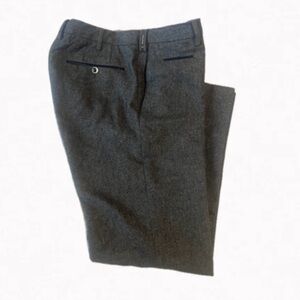 PT01 Torino Super 110’s Men’s Pants Virgin Wool Dark Grey SlimFit PT01 Sz 48